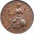 Reverse thumbnail for 1760-20 - George III British Halfpenny minted in London