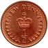 Reverse thumbnail for 1973 British 1/2p minted in London