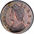 Obverse thumbnail for Farthing from 1736