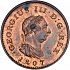 Obverse thumbnail for 1760-20 - George III British Farthing minted in London