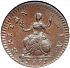 Reverse thumbnail for 1760-20 - George III British Farthing minted in London