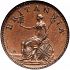 Reverse thumbnail for 1760-20 - George III British Farthing minted in London