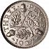 Reverse thumbnail for Threepence from the United Kingdom