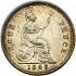 Reverse thumbnail for 1848 British Groat minted in London