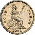 Reverse thumbnail for 1851 British Groat minted in London