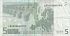 Reverse thumbnail for 2002L 5 € from · euro notes