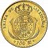 Reverse thumbnail for 100 Reales from Spain