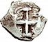 Reverse thumbnail for 1 Real from 1754C