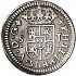 Obverse thumbnail for 1/2 Real from 1725J