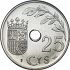 Reverse thumbnail for 25 Céntimos from Spain