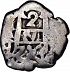 Obverse thumbnail for 2 Reales from 1754C