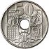 Reverse thumbnail for 50 Céntimos from Spain