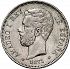Obverse thumbnail for 5 Pesetas from Spain