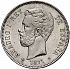 Obverse thumbnail for 5 Pesetas from Spain