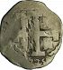 Reverse thumbnail for 8 Reales from 1725M