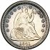 Obverse thumbnail for 1841 US 10 ct. minted in Philadelphia