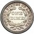 Reverse thumbnail for 1841 US 10 ct. minted in Philadelphia