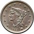 Obverse thumbnail for 1841 US 1 ct. minted in Philadelphia