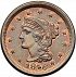 Obverse thumbnail for 1846 US 1 ct. minted in Philadelphia