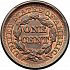 Reverse thumbnail for 1846 US 1 ct. minted in Philadelphia