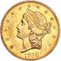 Obverse thumbnail for 1850O US 20 $