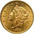 Obverse thumbnail for 1852 US 20 $