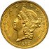 Obverse thumbnail for 1852O US 20 $