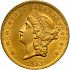 Obverse thumbnail for 1853 US 20 $