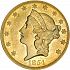 Obverse thumbnail for 1854O US 20 $