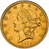 Obverse thumbnail for 1855O US 20 $