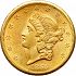 Obverse thumbnail for 1855S US 20 $