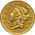 Obverse thumbnail for 1857O US 20 $