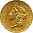 Obverse thumbnail for 1858O US 20 $