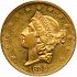Obverse thumbnail for 1859 US 20 $