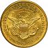 Reverse thumbnail for 1852O US 20 $