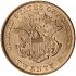 Reverse thumbnail for 1854 US 20 $