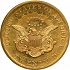 Reverse thumbnail for 1859 US 20 $