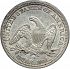 Reverse thumbnail for 1841 US 25 ct. minted in New Orleans