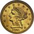 Obverse thumbnail for 1841 US 2 $ 50 minted in Philadelphia