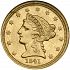 Obverse thumbnail for 1841 US 2 $ 50 minted in Charlotte