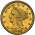 Obverse thumbnail for 1846 US 2 $ 50 minted in Charlotte