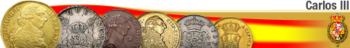 2 Escudos coin from 1760JV Spain