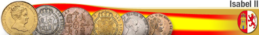 2 Maravedies coin from 1849 Spain
