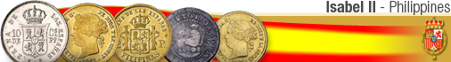 50 Céntimos Peso coin from 1867 Spain