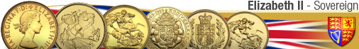 Sovereign coin from 1964 United kingdom