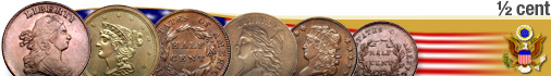 1/2 ct. coin from 1846 United states