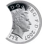 Large Obverse for 10p 2007 coin
