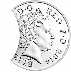 Large Obverse for 10p 2014 coin