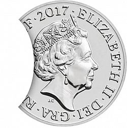 Large Obverse for 10p 2017 coin