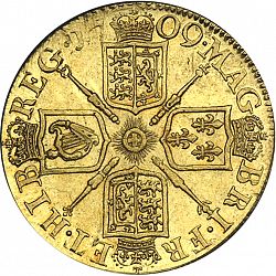 Large Reverse for Guinea 1709 coin